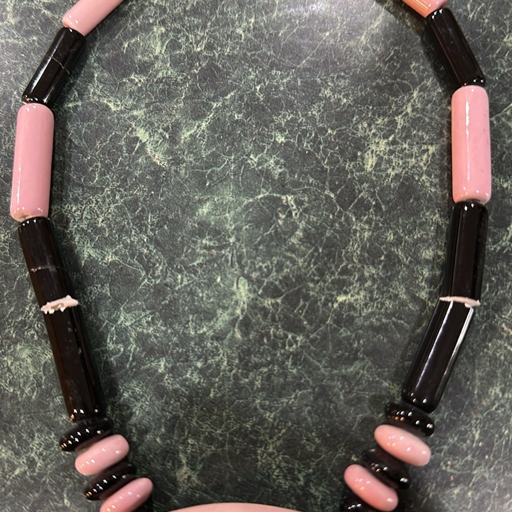 Vintage Ruby Z Bean Finneran Pink Pig necklace - Picture 7 of 7
